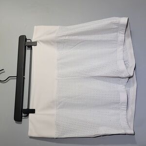 KINONA Mesh White Tennis Leg Gripper Shorts